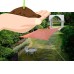 Cool area Square 11 Feet 5 Inches Sun Shade sail, UV Block Patio Sail Perfect for Outdoor Patio Garden Swimming Pool in Color Terra   565564071
